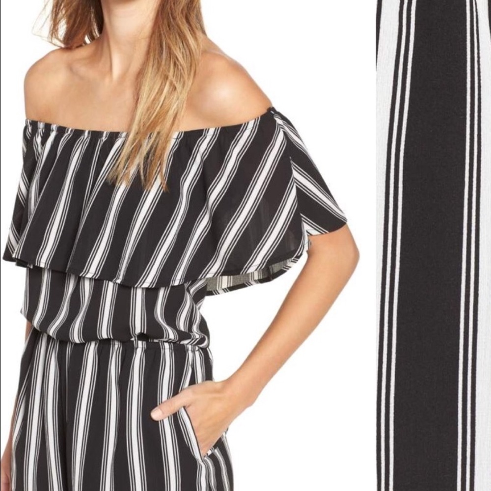 MIMI Chica Off The Shoulder Romper NWOT M